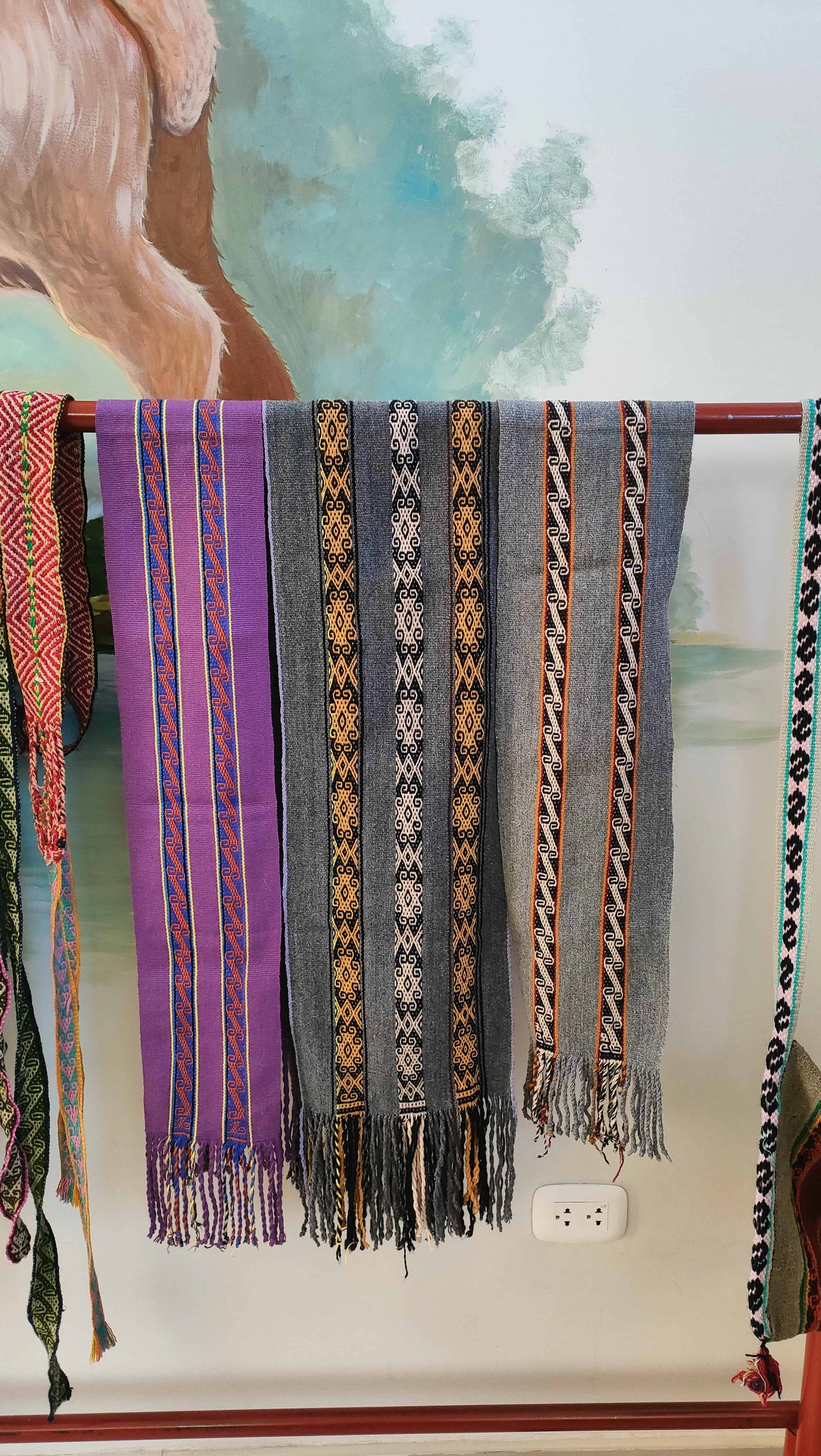 Ceinture andine multicolore