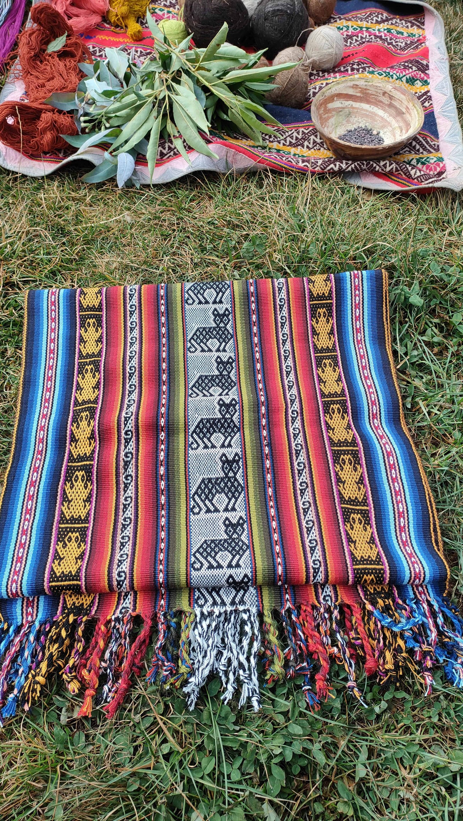 Chumpi cérémoniel avec motifs incas